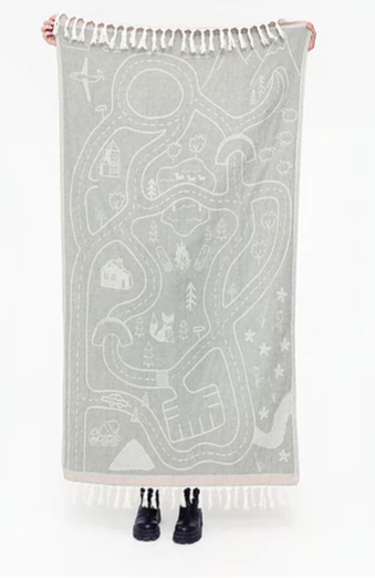 Sage reversible towel - Rüia kids