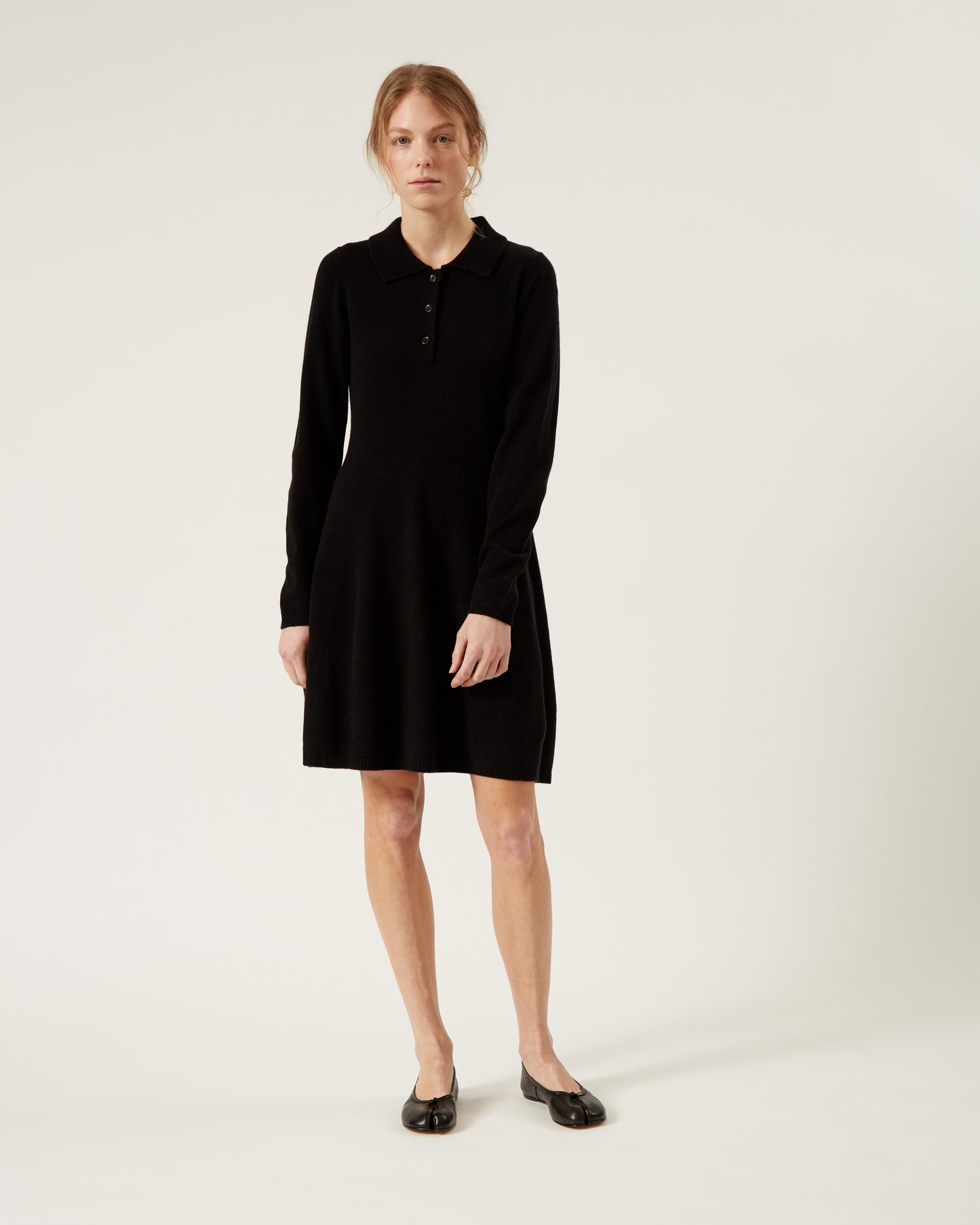 CORINNE wool and cashmere dress
