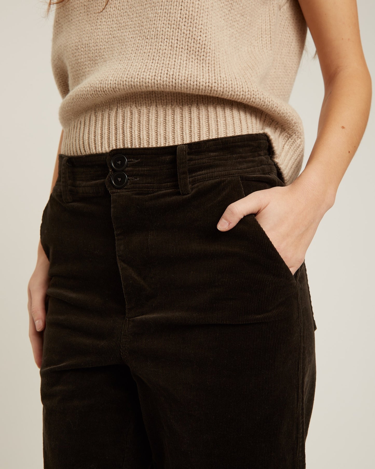 pantalon en corduroy BRUME