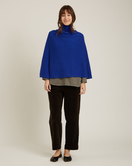 poncho en laine et cachemire CARLA