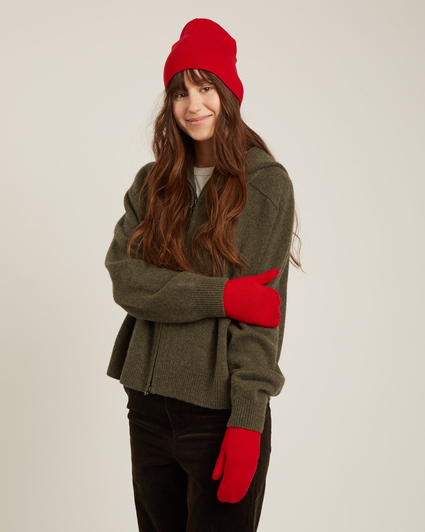 MOLLY wool and cashmere mittens