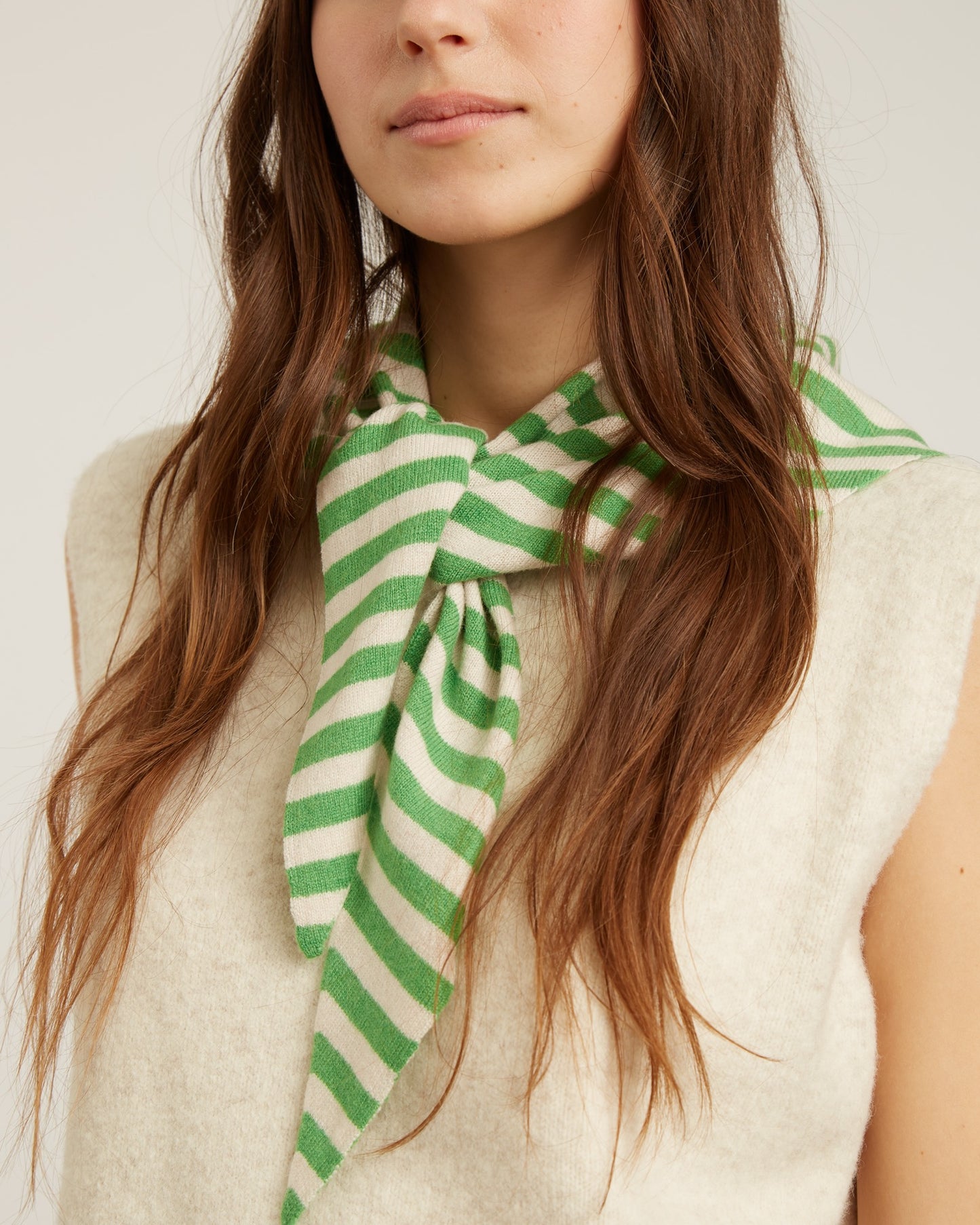 JOSETTE wool and cashmere scarf