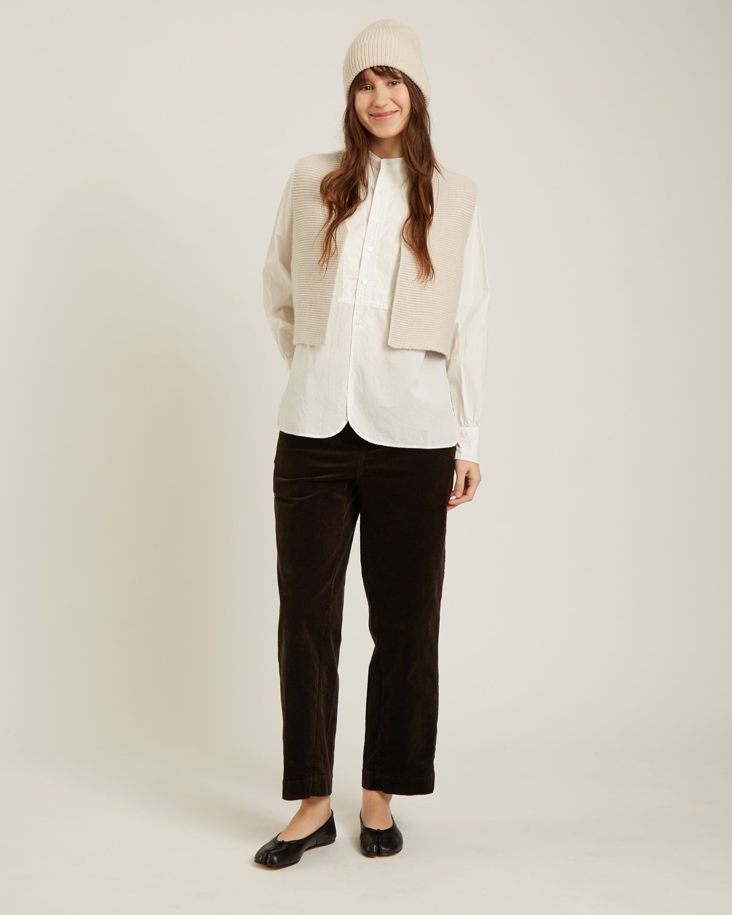 cardigan sans manches en laine EVA
