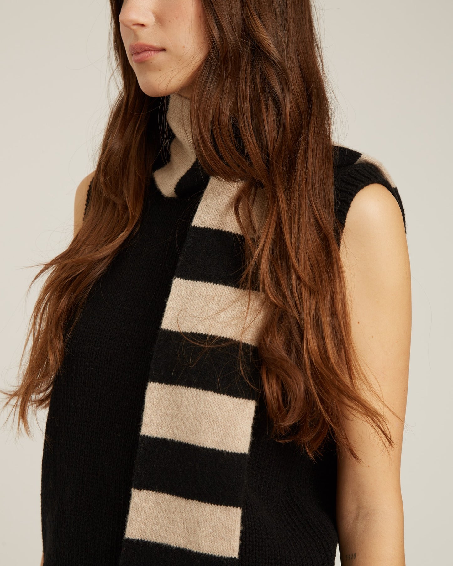 DEVON cotton and cashmere vest