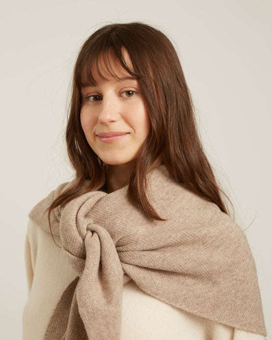 JOSIE wool and cashmere scarf