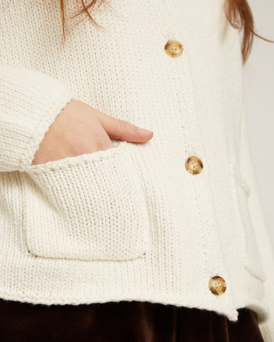 RUNE cotton and cashmere cardigan