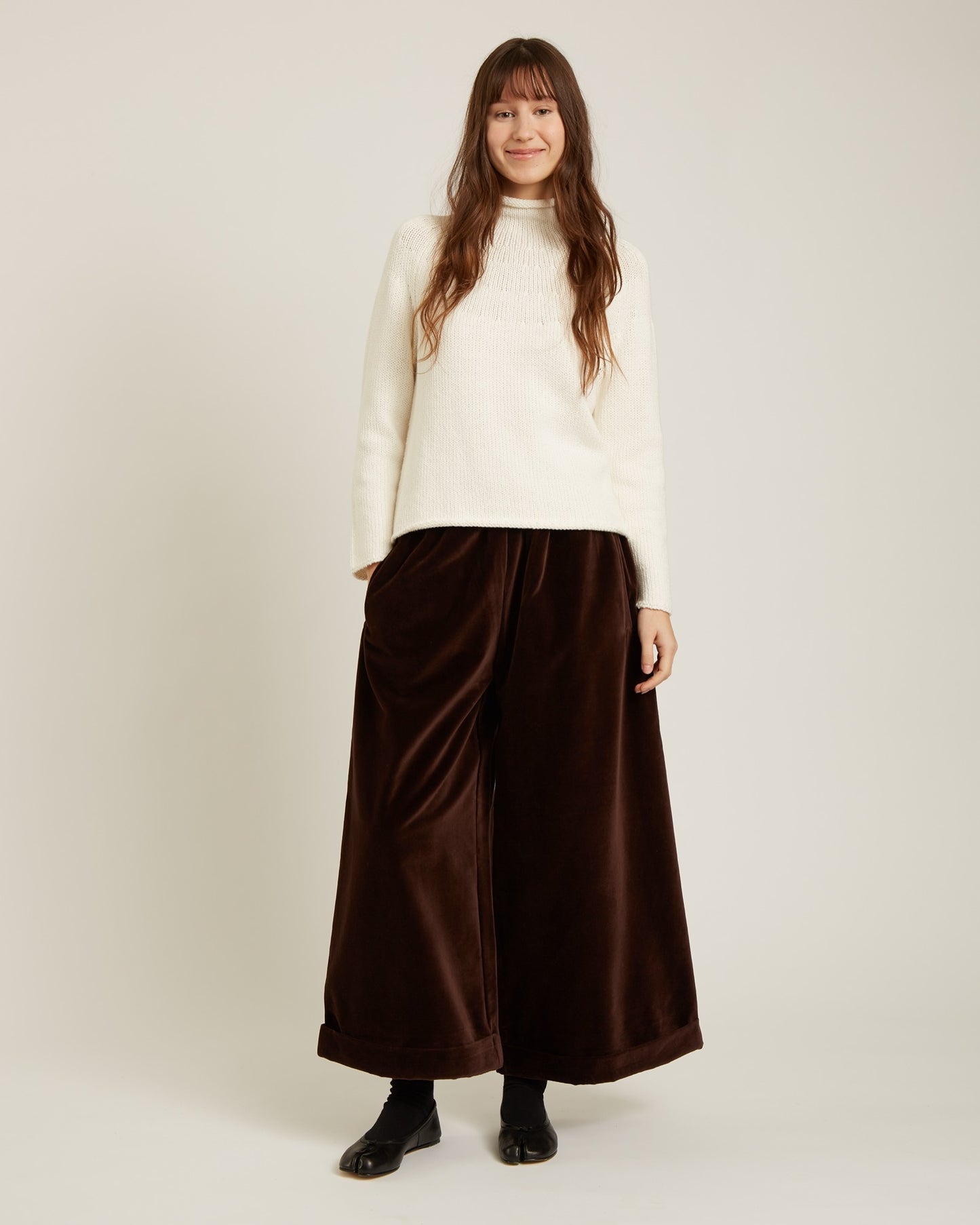 AMARIS cotton and cashmere sweater