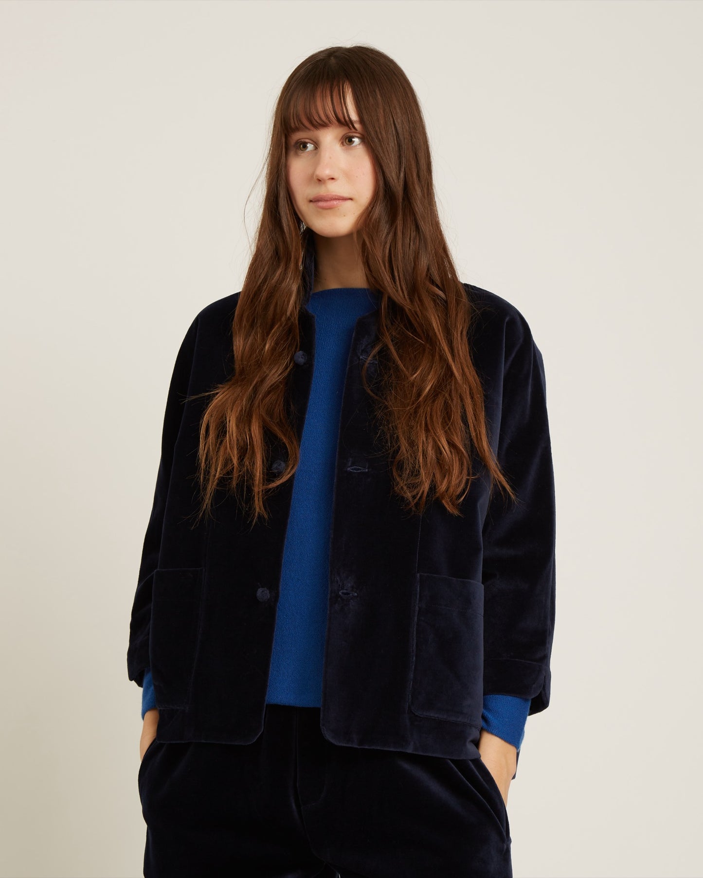 manteau en velours FAURELLE
