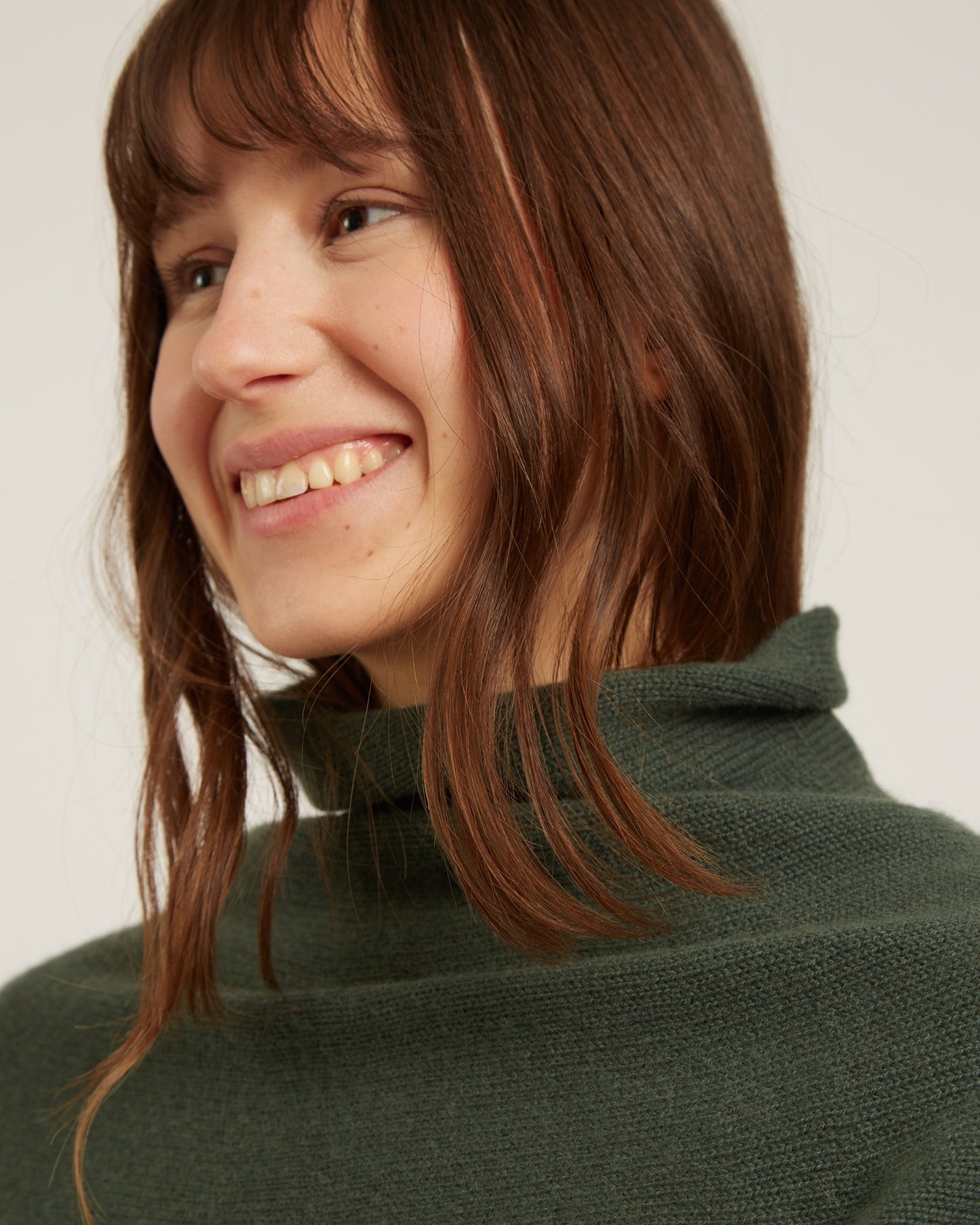 CARLA wool and cashmere poncho