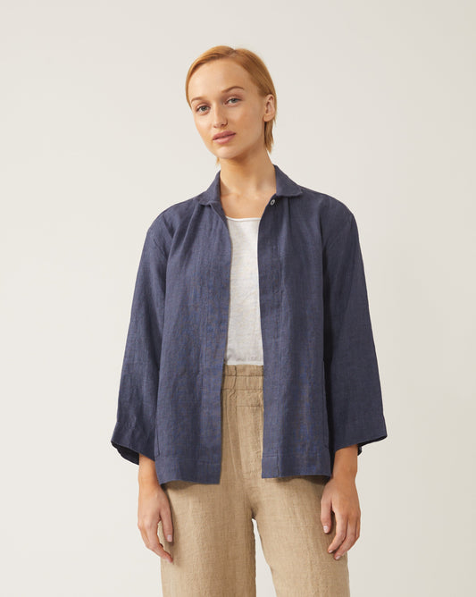 veste en toile de lin chambray FLINT