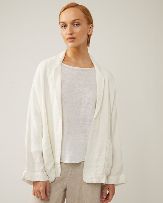 veste AMELIA en lin ajouré