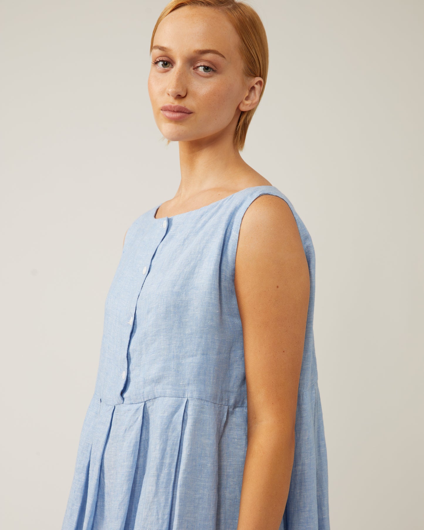 robe LULLY en lin lavé