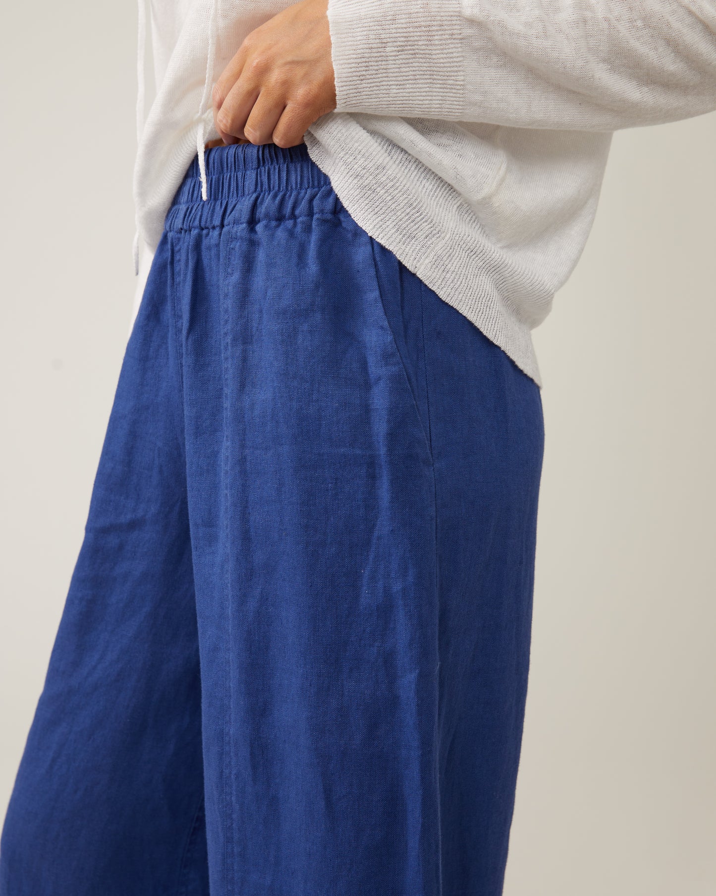 DOMI pants in washed linen