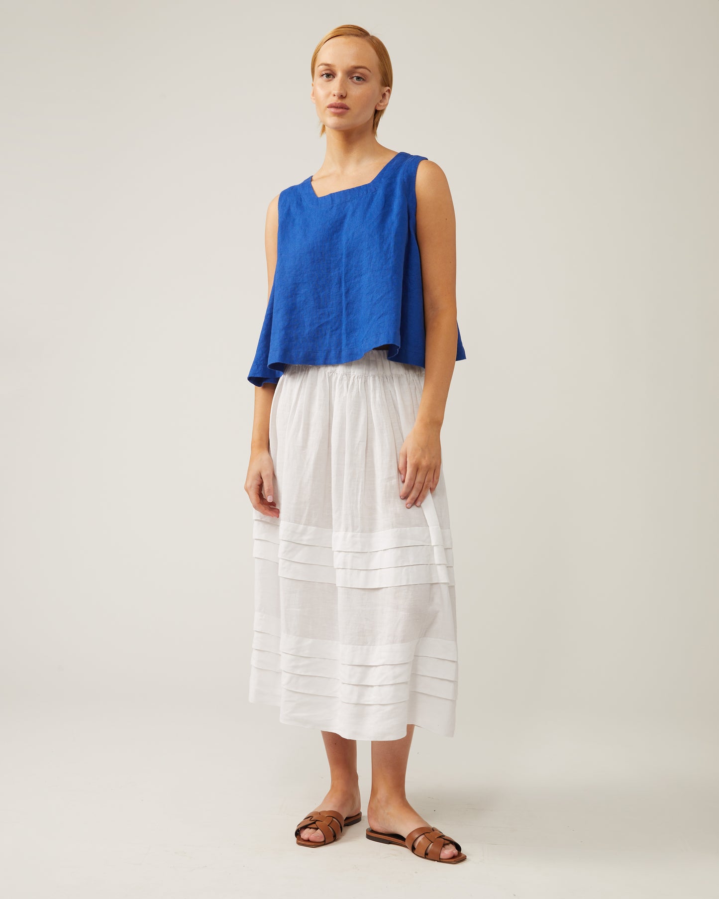 top AYA en lin épais