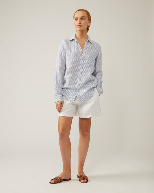 chemise en lin EMMY à rayures