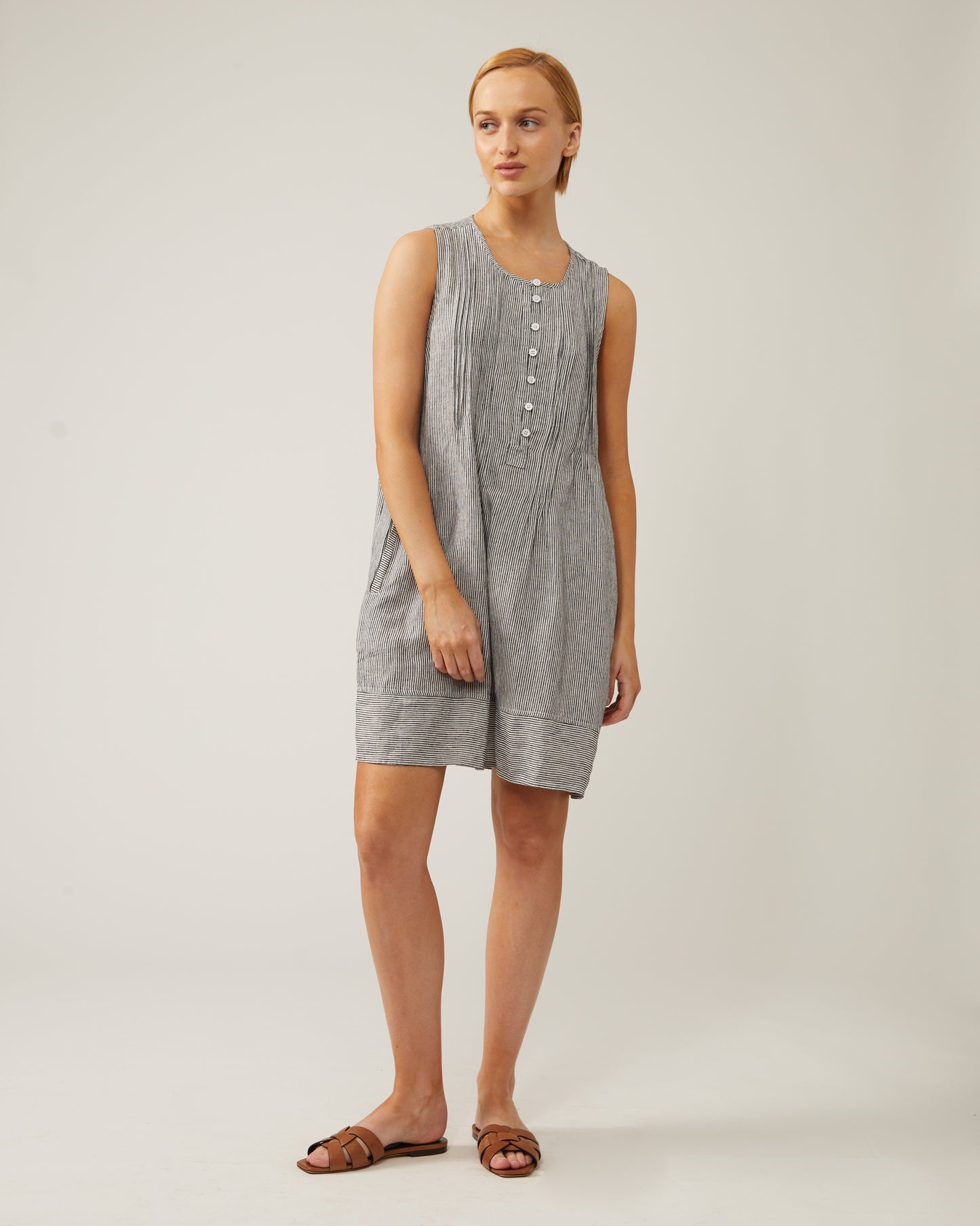 robe en lin lavé NYLA