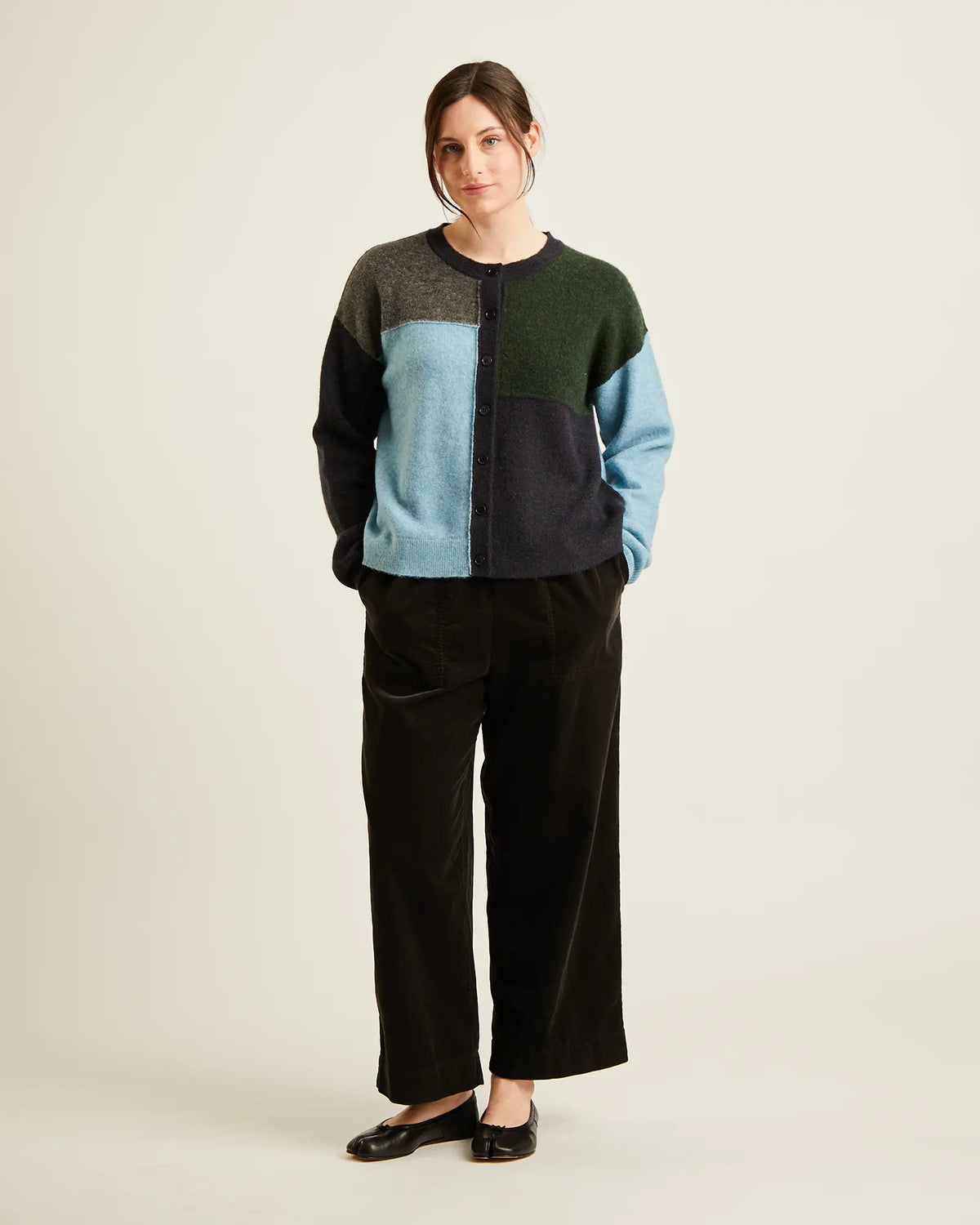 pantalon en corduroy fin LESLIE