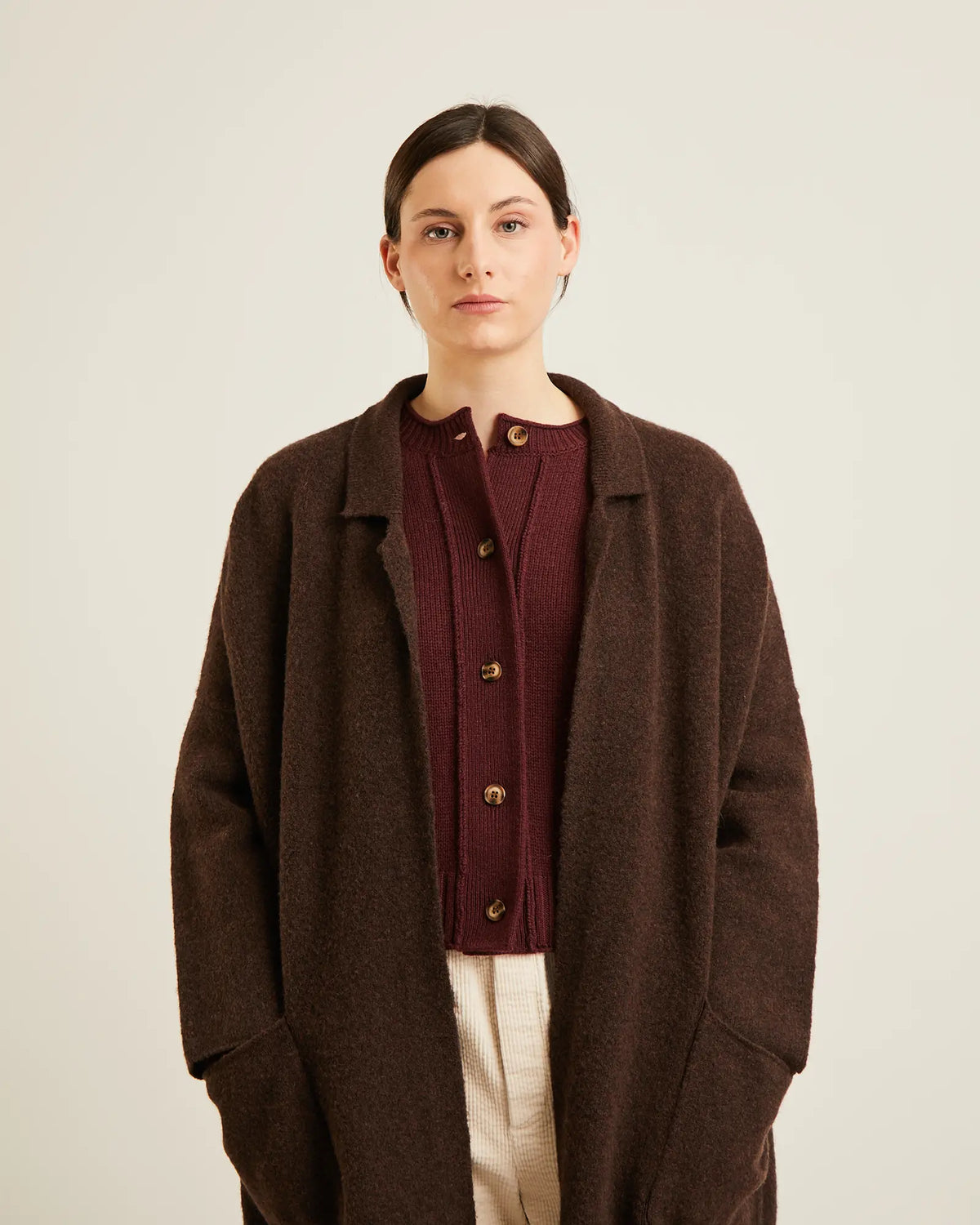 Manteau en mélange de yak HOLDEN