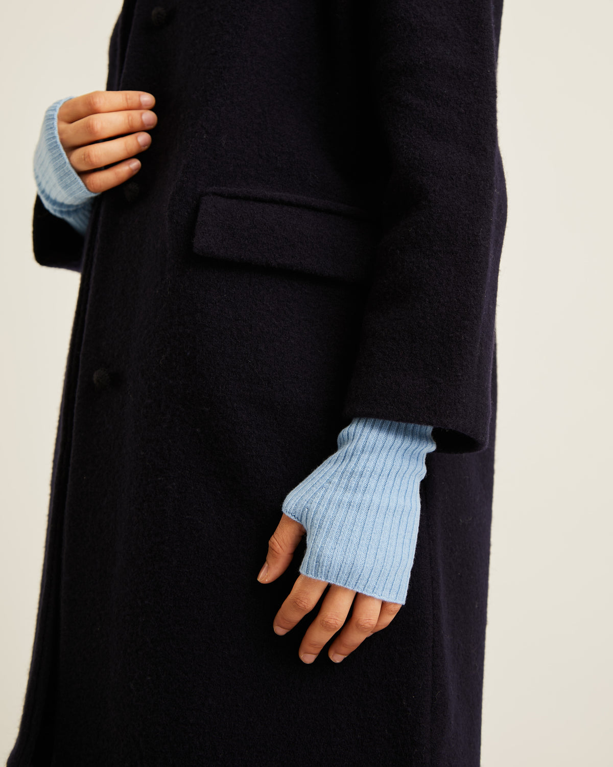 DUNN wool and cashmere mittens