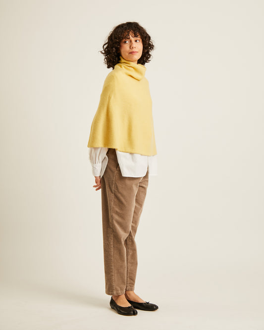 poncho en laine et cachemire CARLA