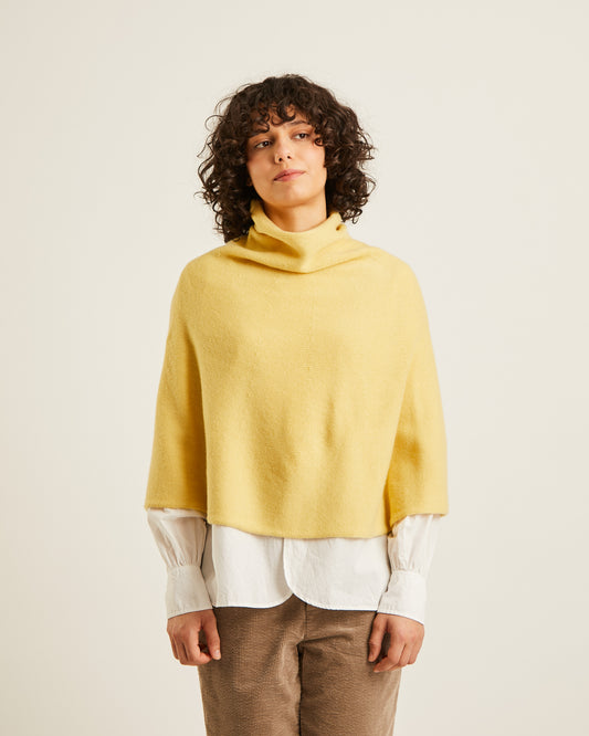 poncho en laine et cachemire CARLA