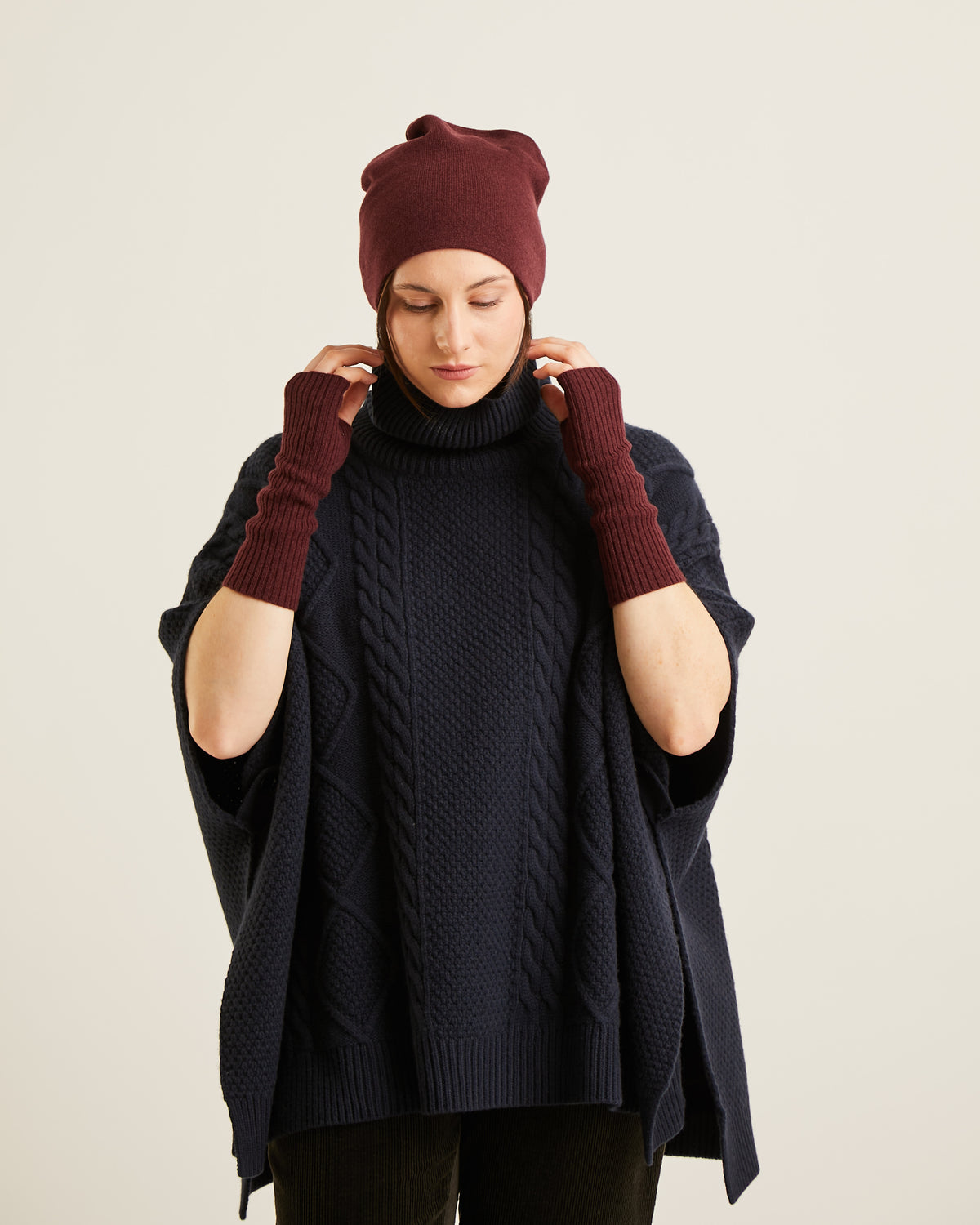 DUNN wool and cashmere mittens