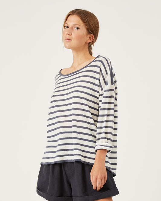 Freddie linen and cotton sweater