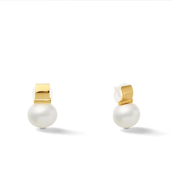 boucles d'oreilles Classic Medium Pebble Posts - CC+Co