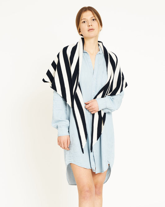 JOSIE wool and cashmere scarf