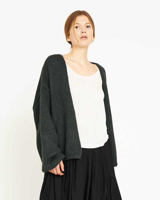 LISE wool and alpaca cardigan