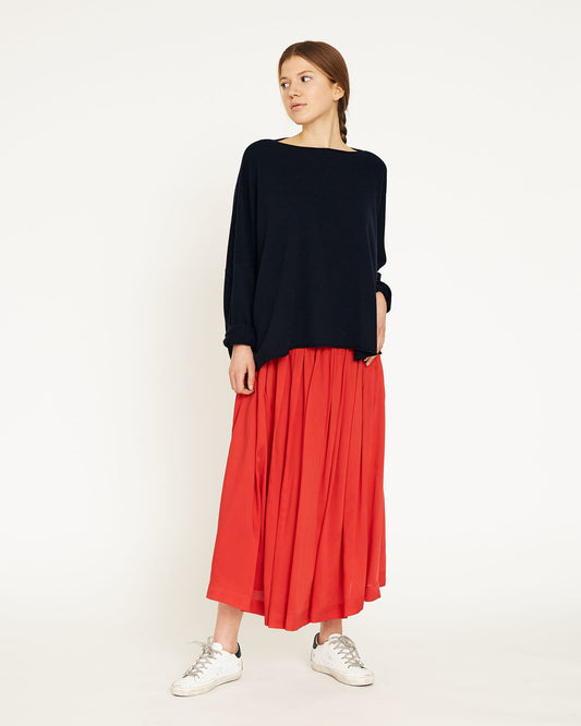 LOLA rayon twill skirt