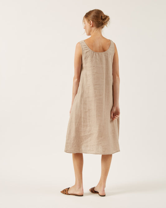 robe en chambray de lin WANDA