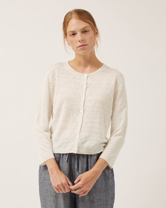 ALVIN linen cardigan