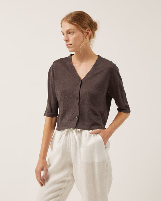 CORA linen cardigan