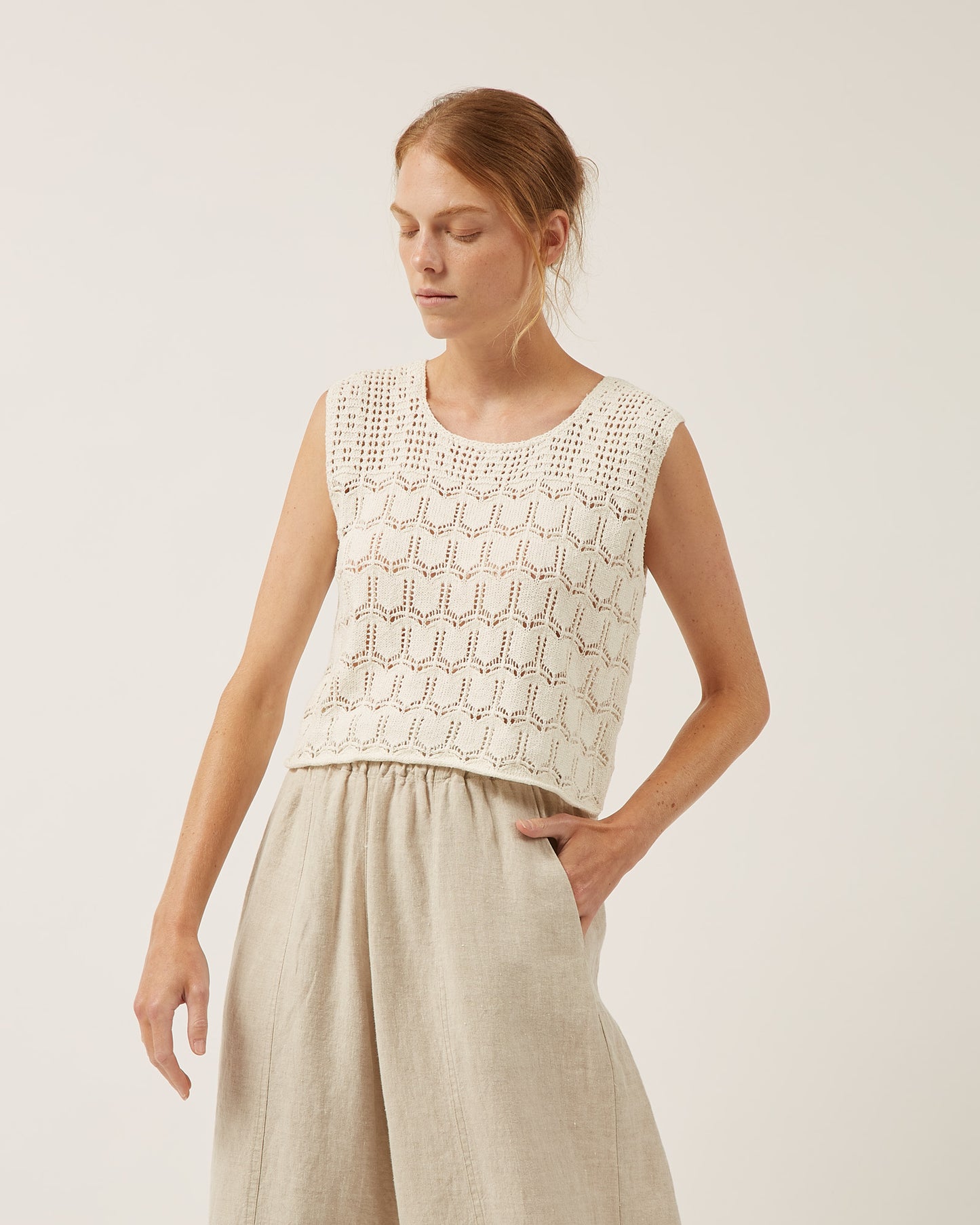 chandail en soie et coton JANNE