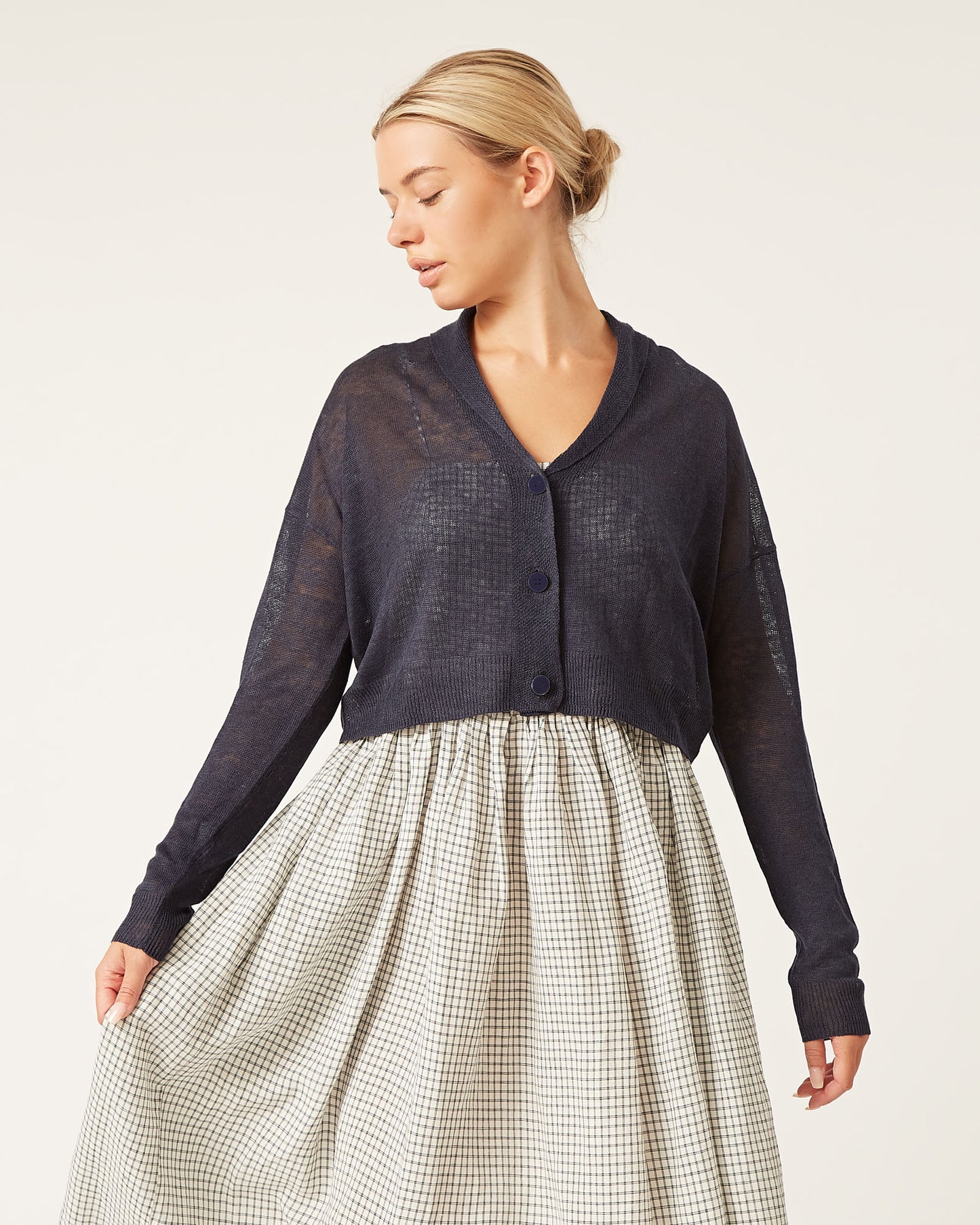 cardigan en lin KENDRA