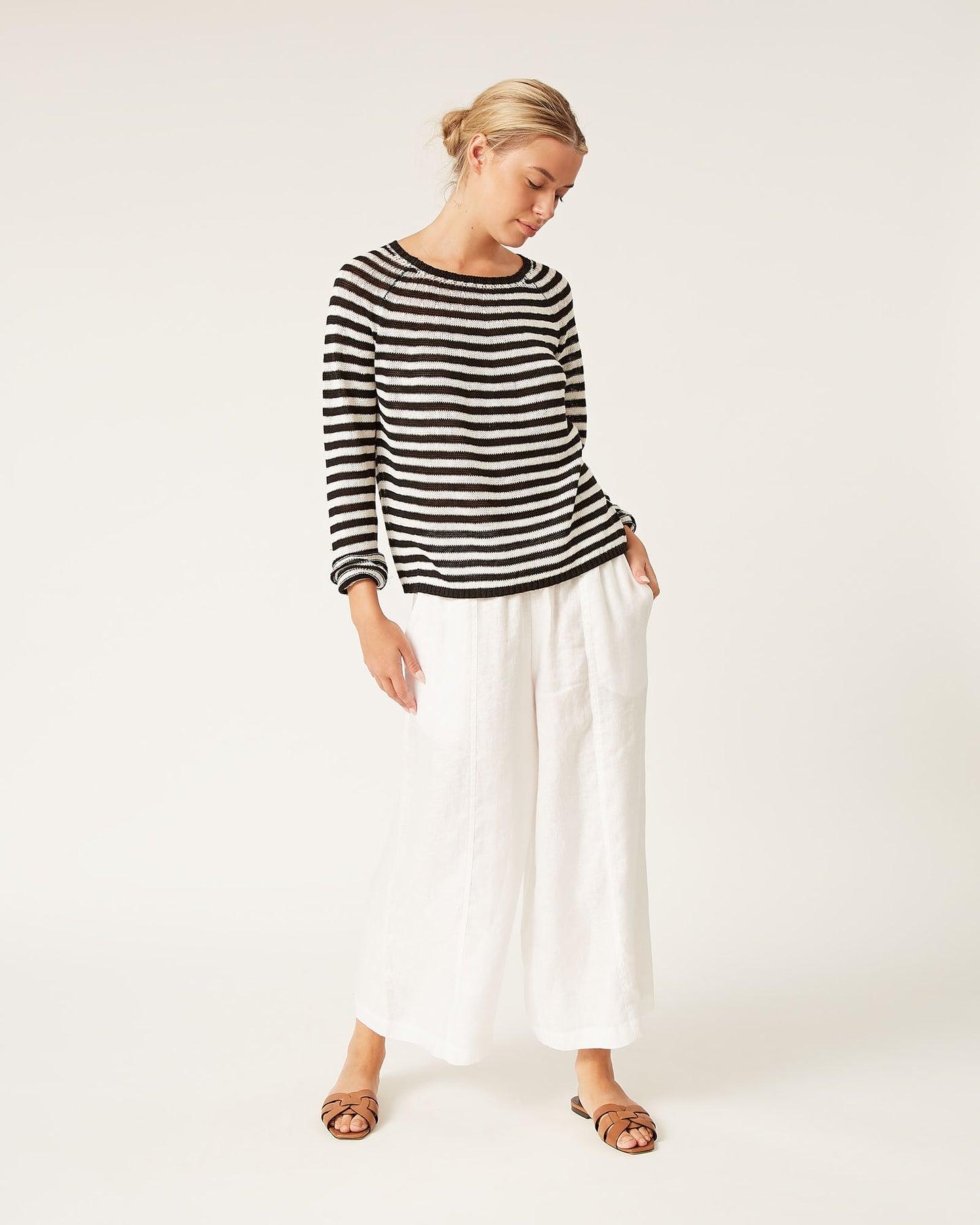 DOMI pants in linen twill