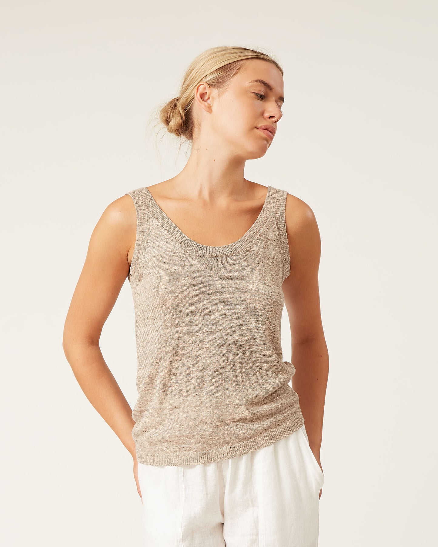SUE linen tank top 