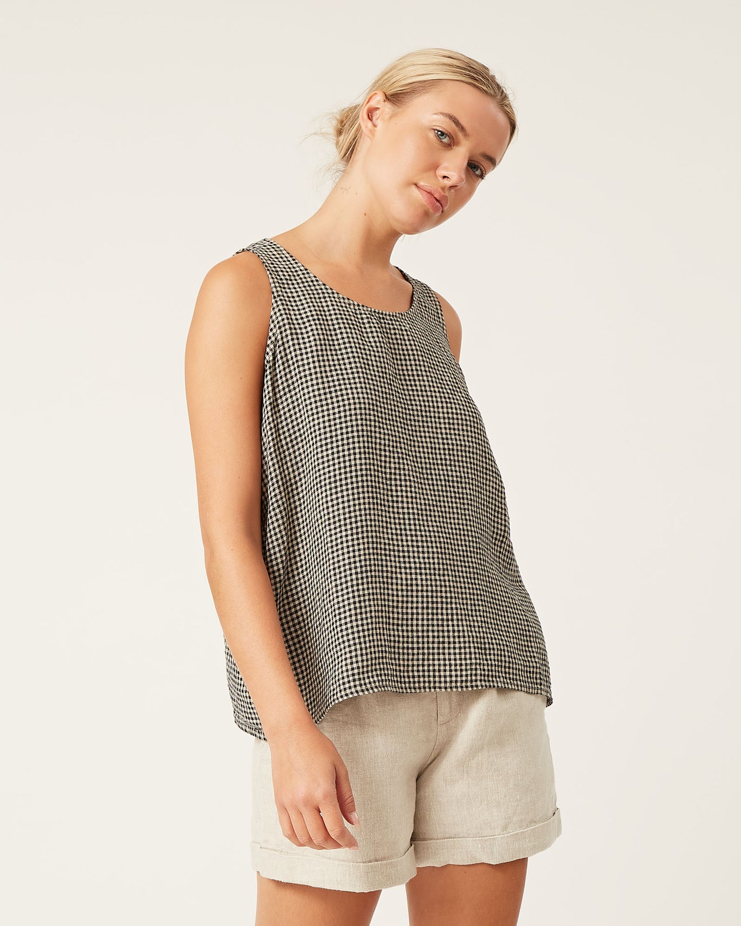 SOLEIL linen top