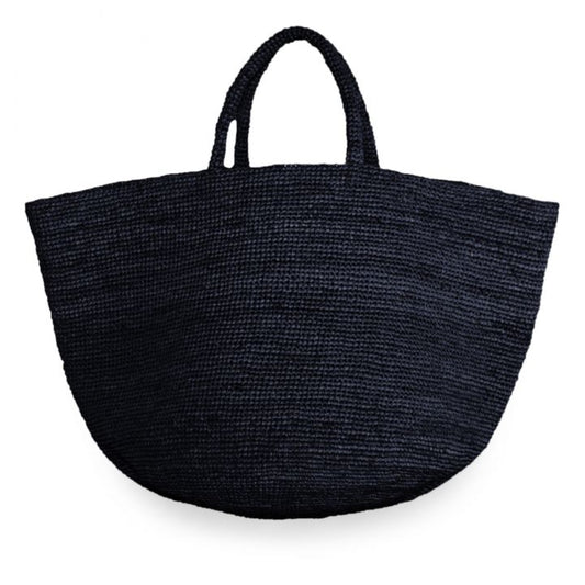 sac large en raffia KAPITY (nuit) - Sans Arcidet