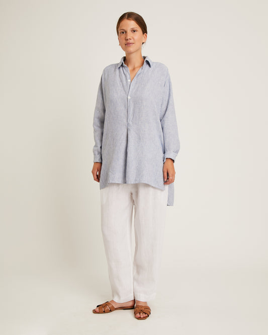 chemise rayée en lin VELMA