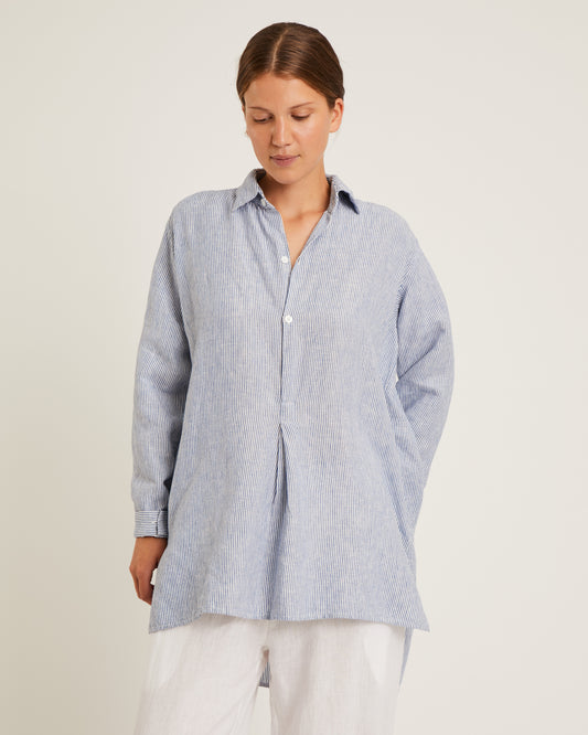 chemise rayée en lin VELMA