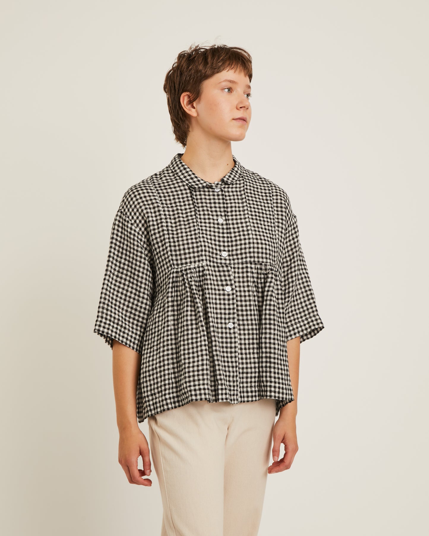 blouse en lin lavé LOUISON