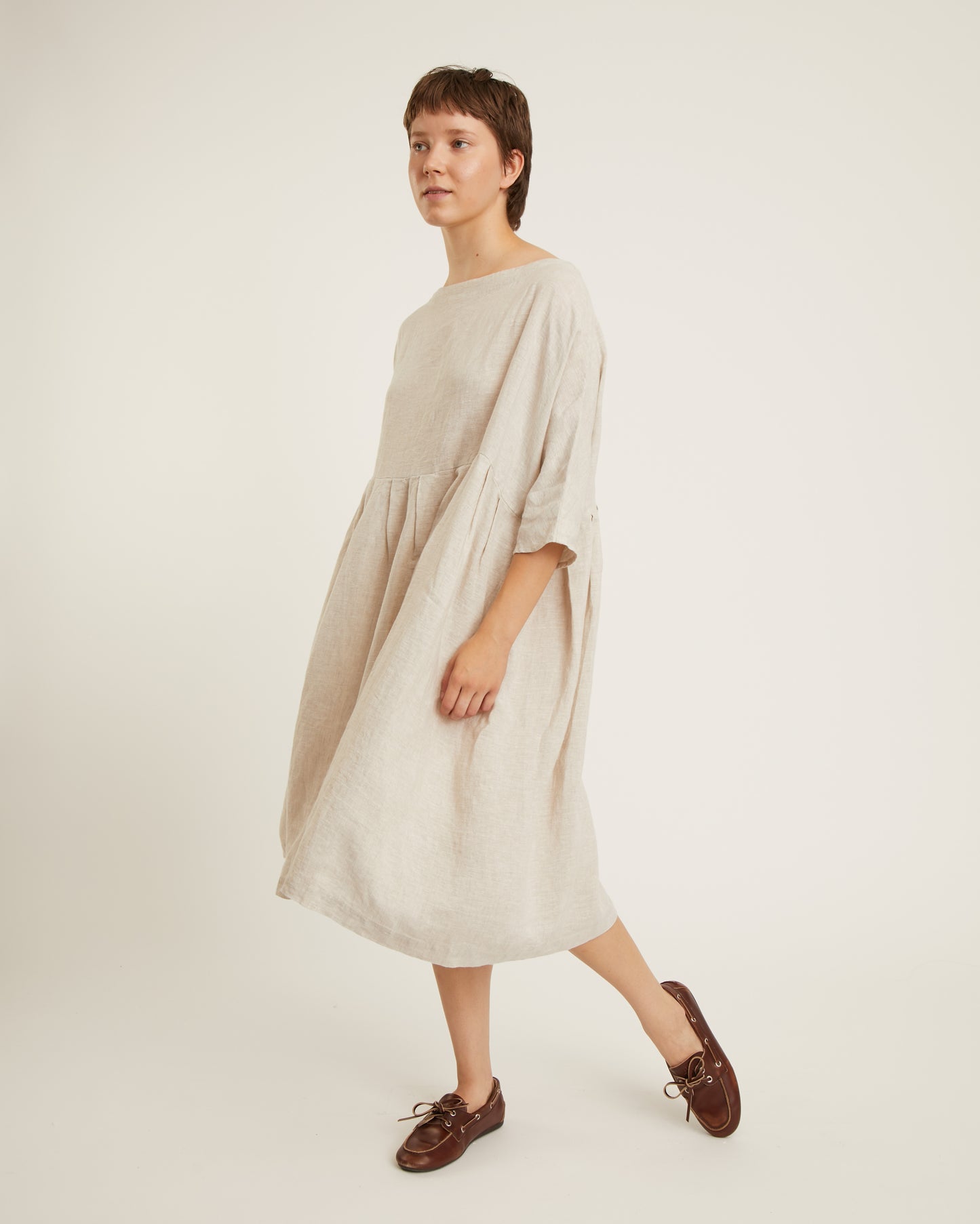 robe ROSANNE en lin lavé