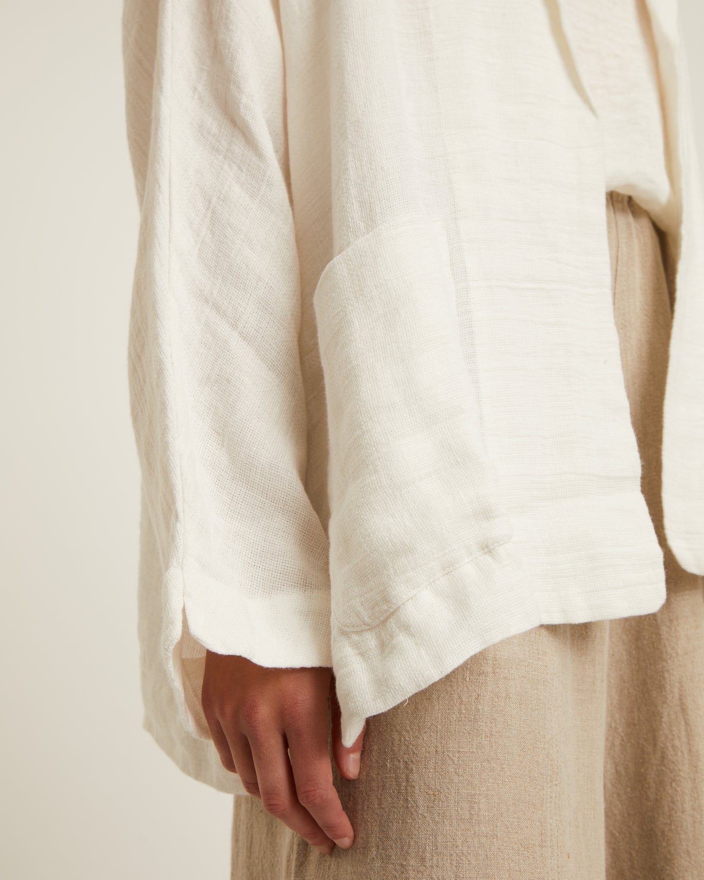 veste AMELIA en lin ajouré