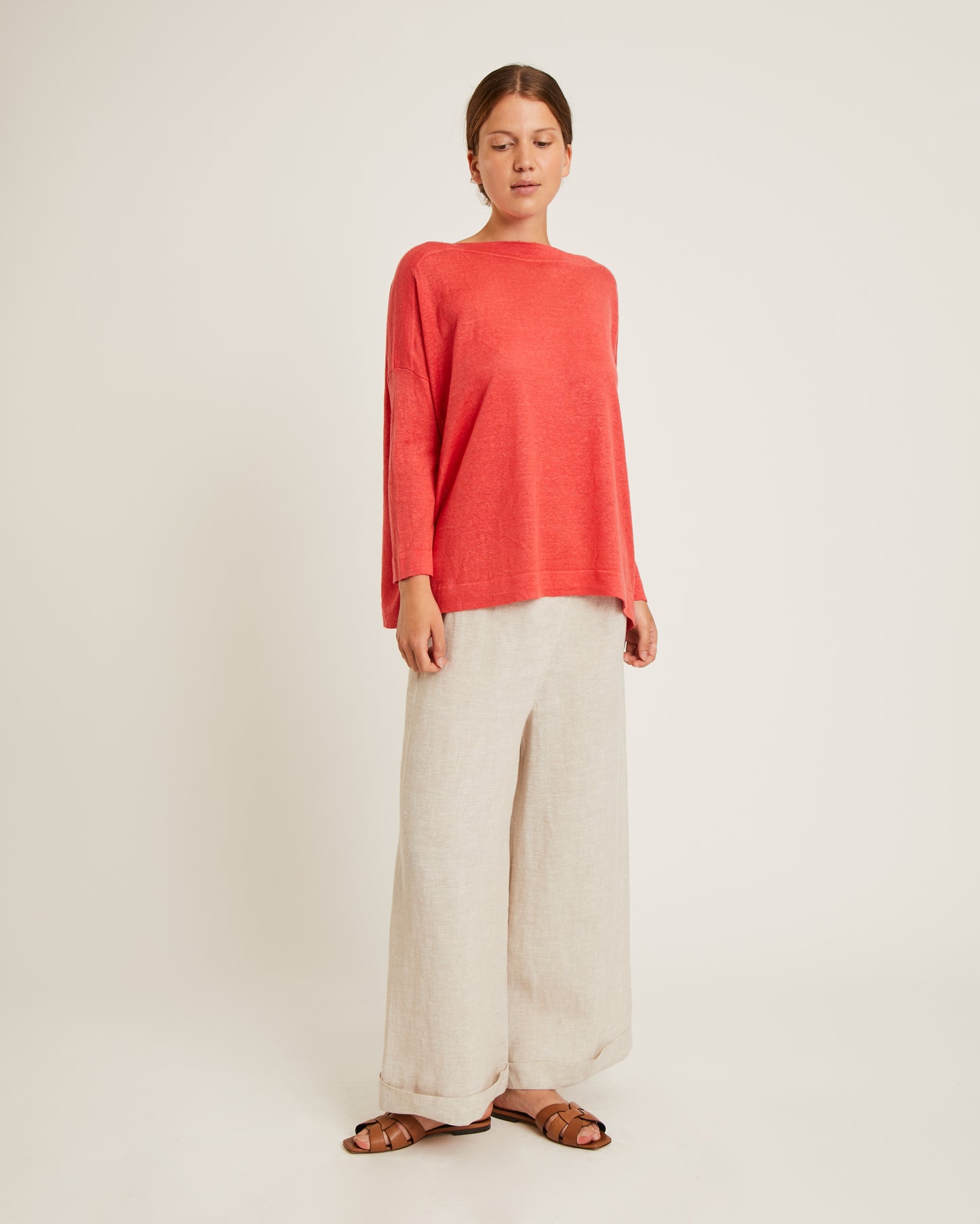 RIKA linen sweater