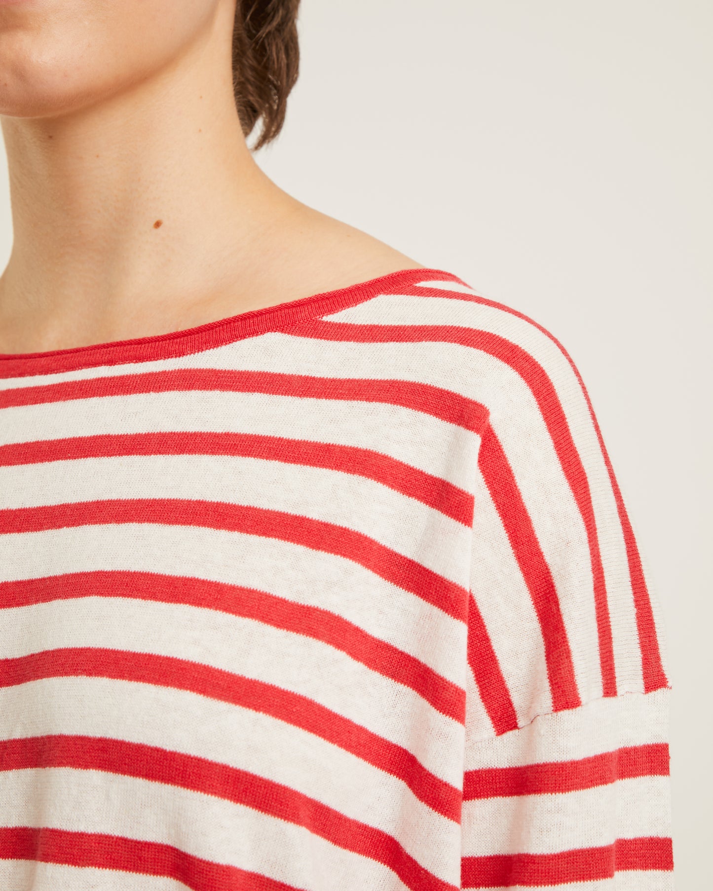 Freddie linen and cotton sweater