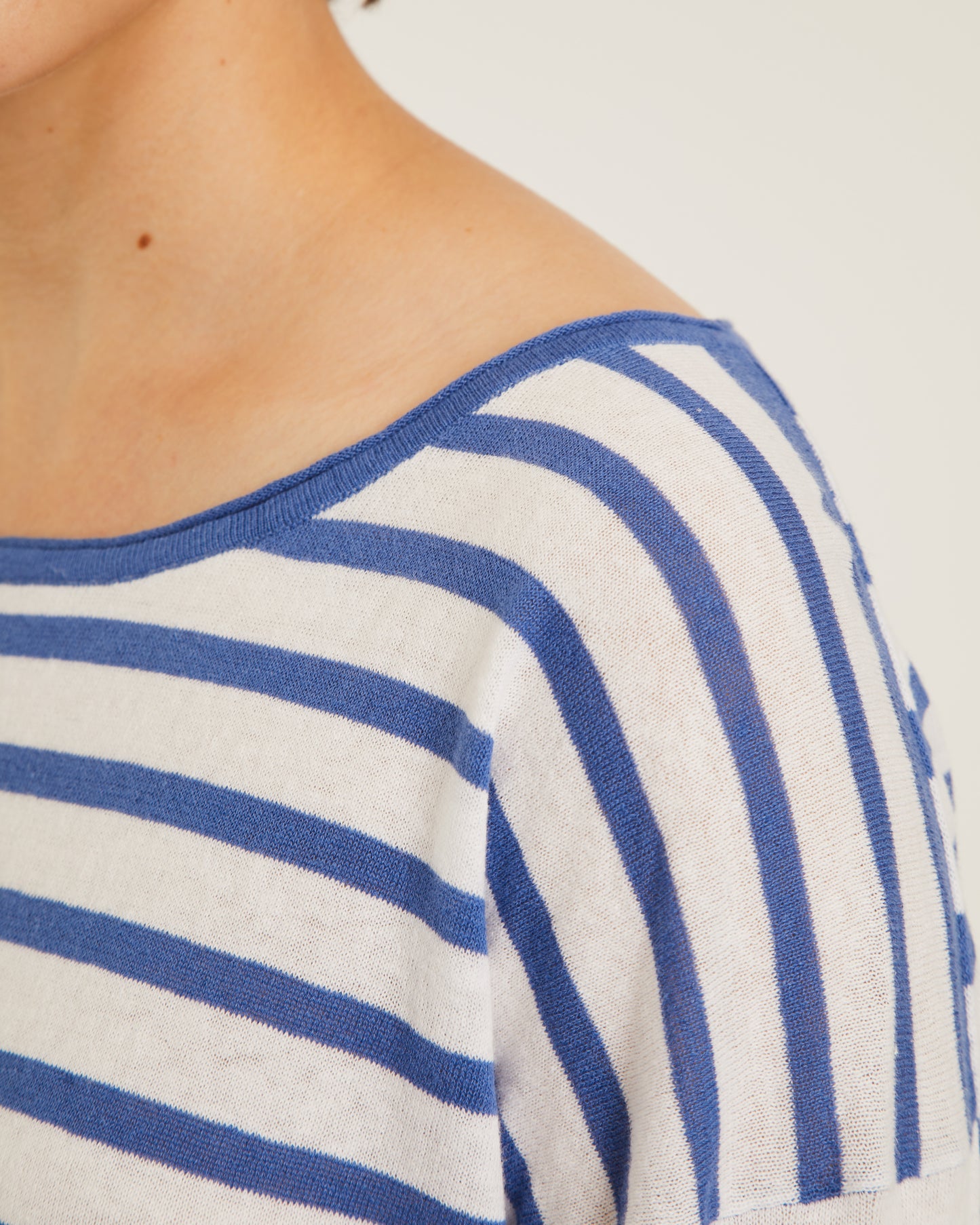 Freddie linen and cotton sweater