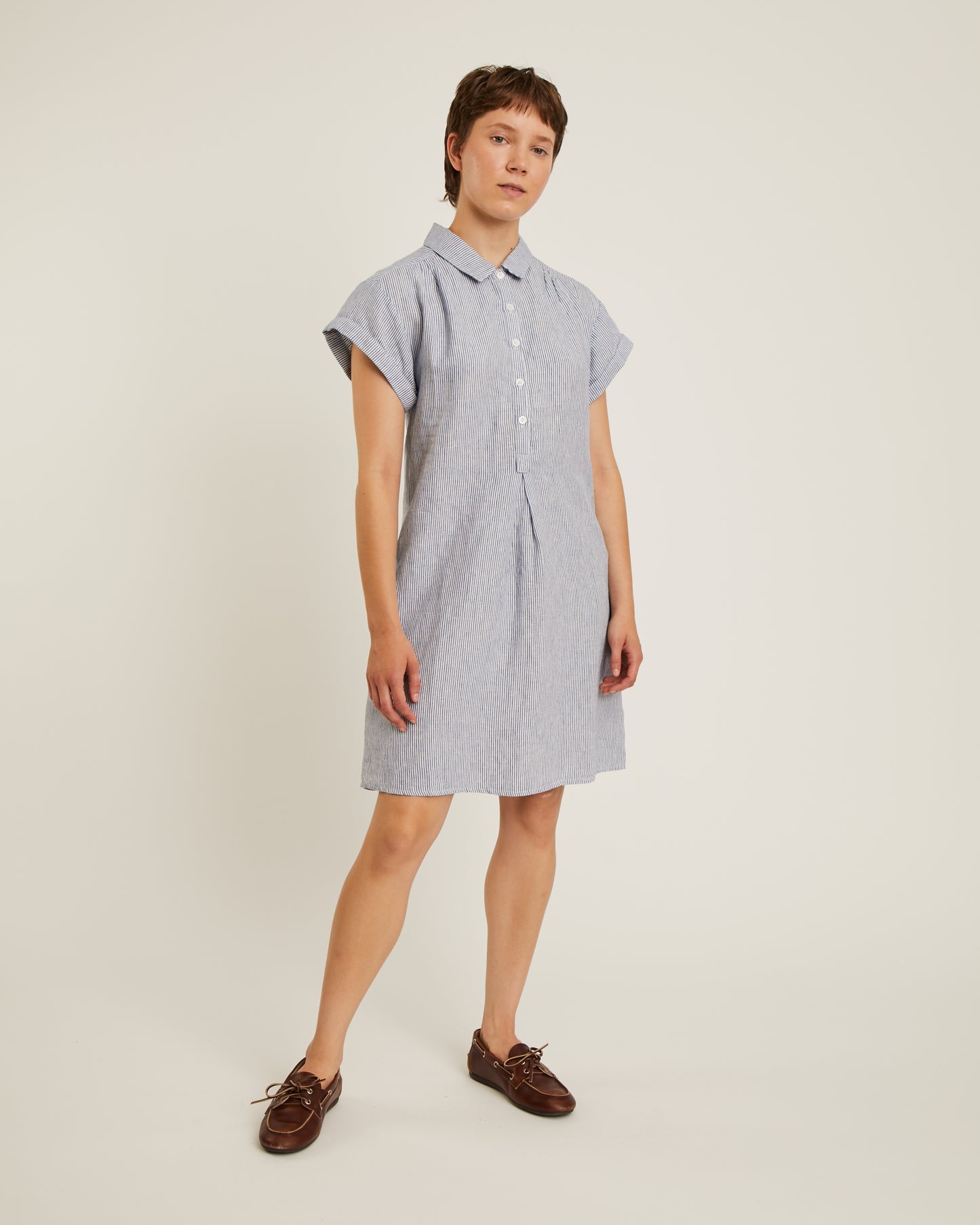 MILLIE washed linen dress 