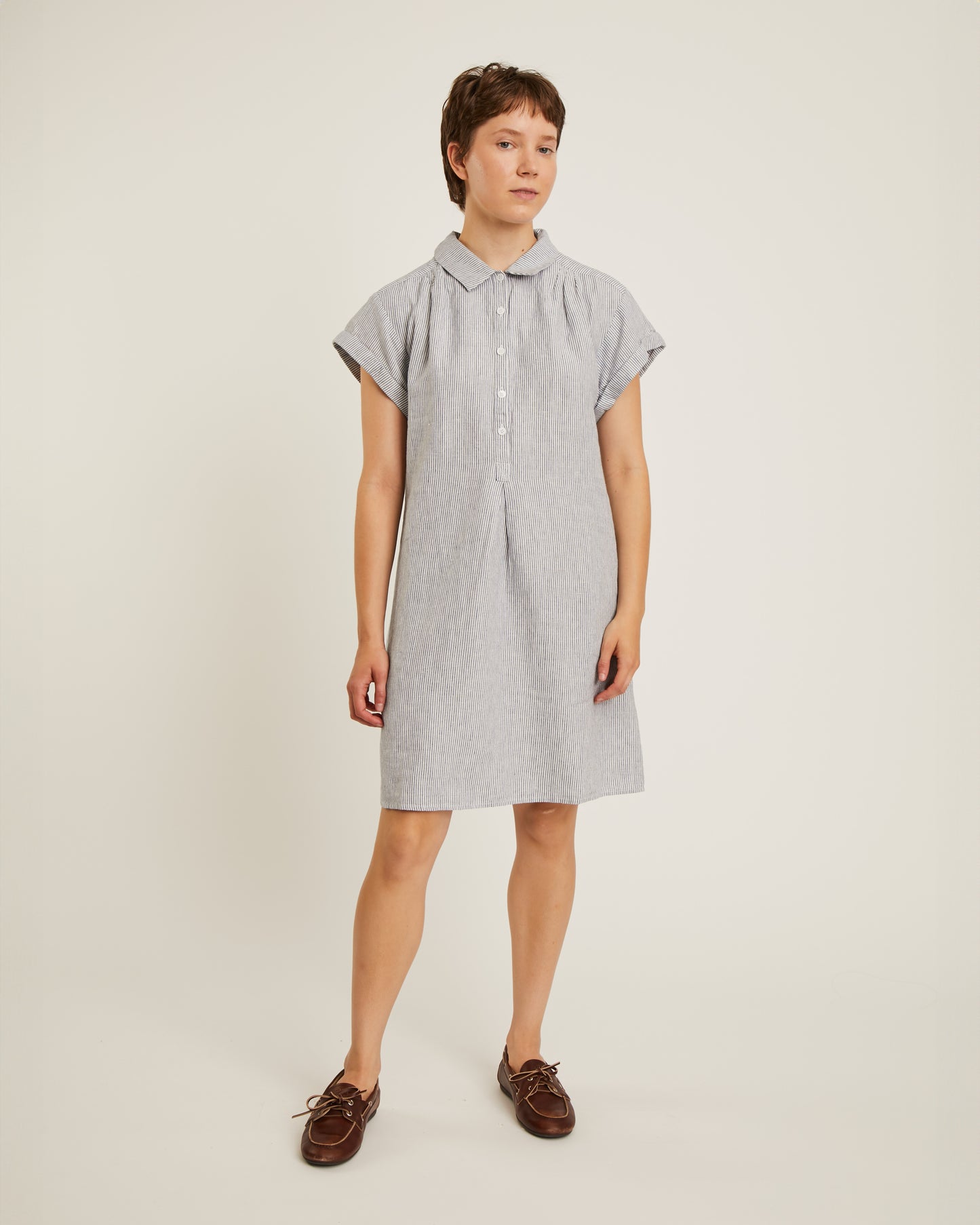 MILLIE washed linen dress 